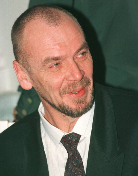 Oskaras Koršunovas (kairėje), Eimuntas Nekrošius, Andrius Mamontovas