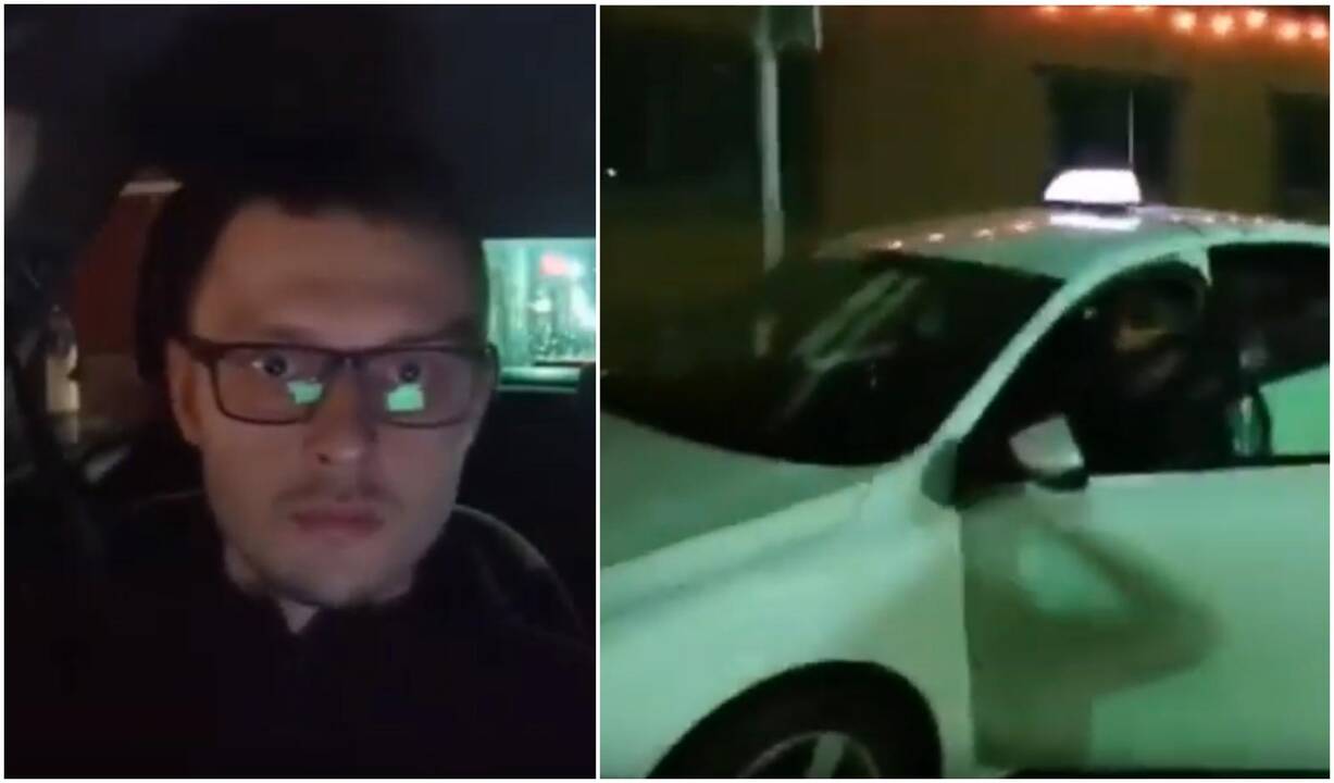 Artūras Grižas ir kito vairuorojo automobilis
