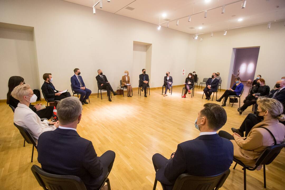 Prezidento susitikimas su kultūros atstovais