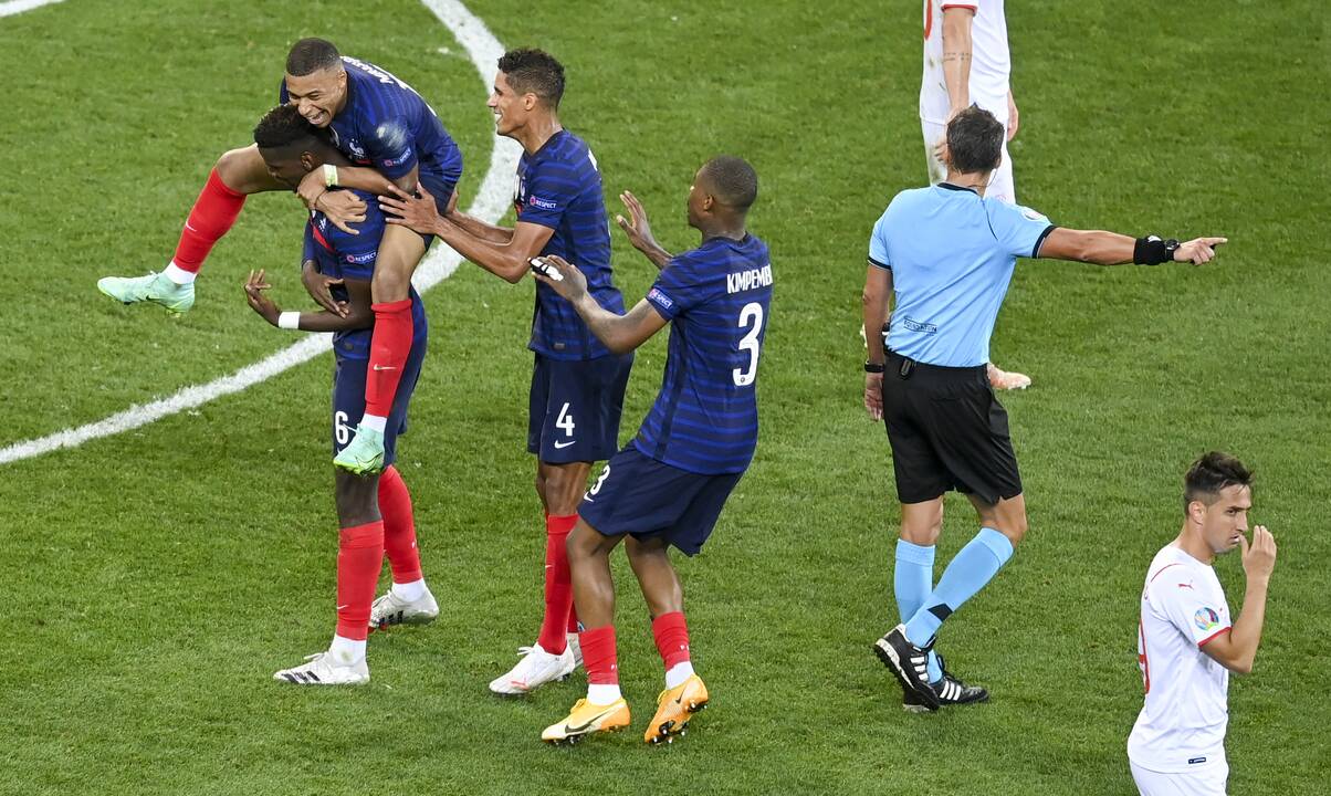Euro 2020: Prancūzija – Šveicarija 3:3