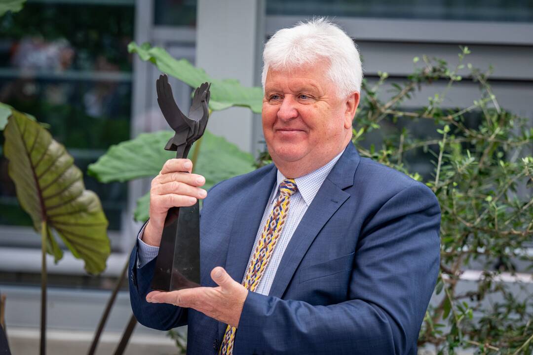 Valdas Adamkus (kairėje) ir Selemonas Paltanavičius