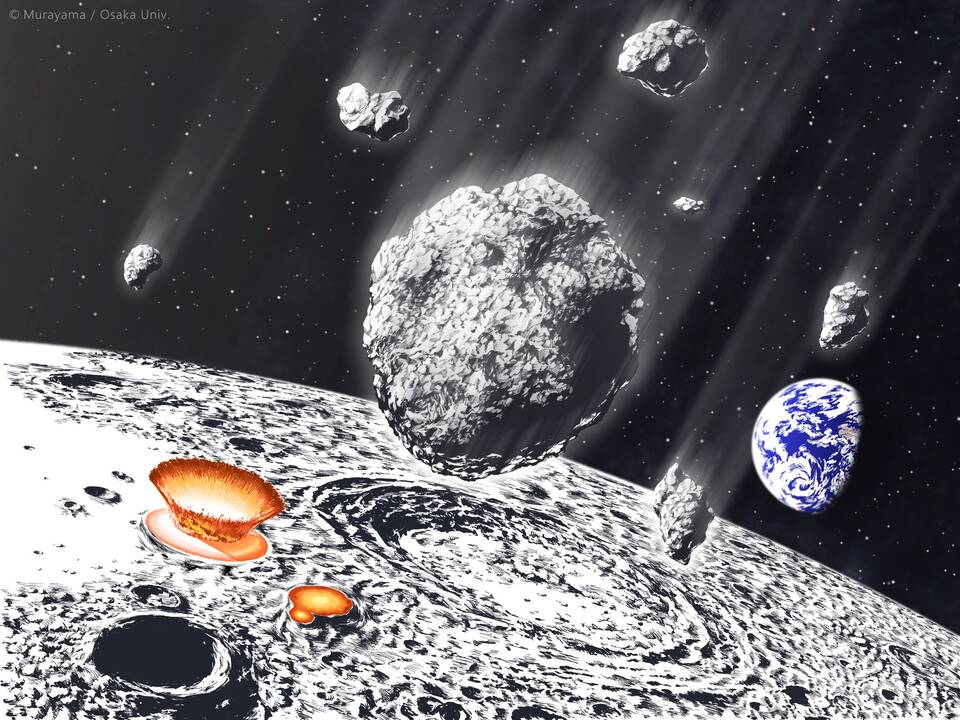 Mokslininkai: prieš 800 mln. metų Žemę ir Mėnulį bombardavo galingas meteoritų lietus