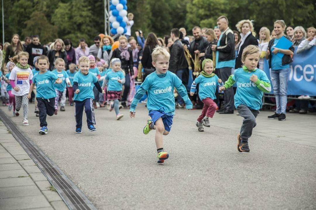 UNICEF vaikų bėgimo metu Vilniuje – laikini eismo ribojimai