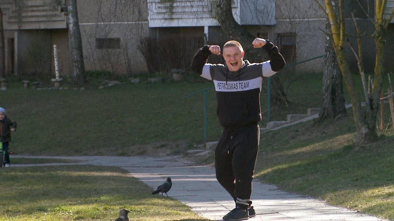 Evaldas Petraukas su žmona Goda