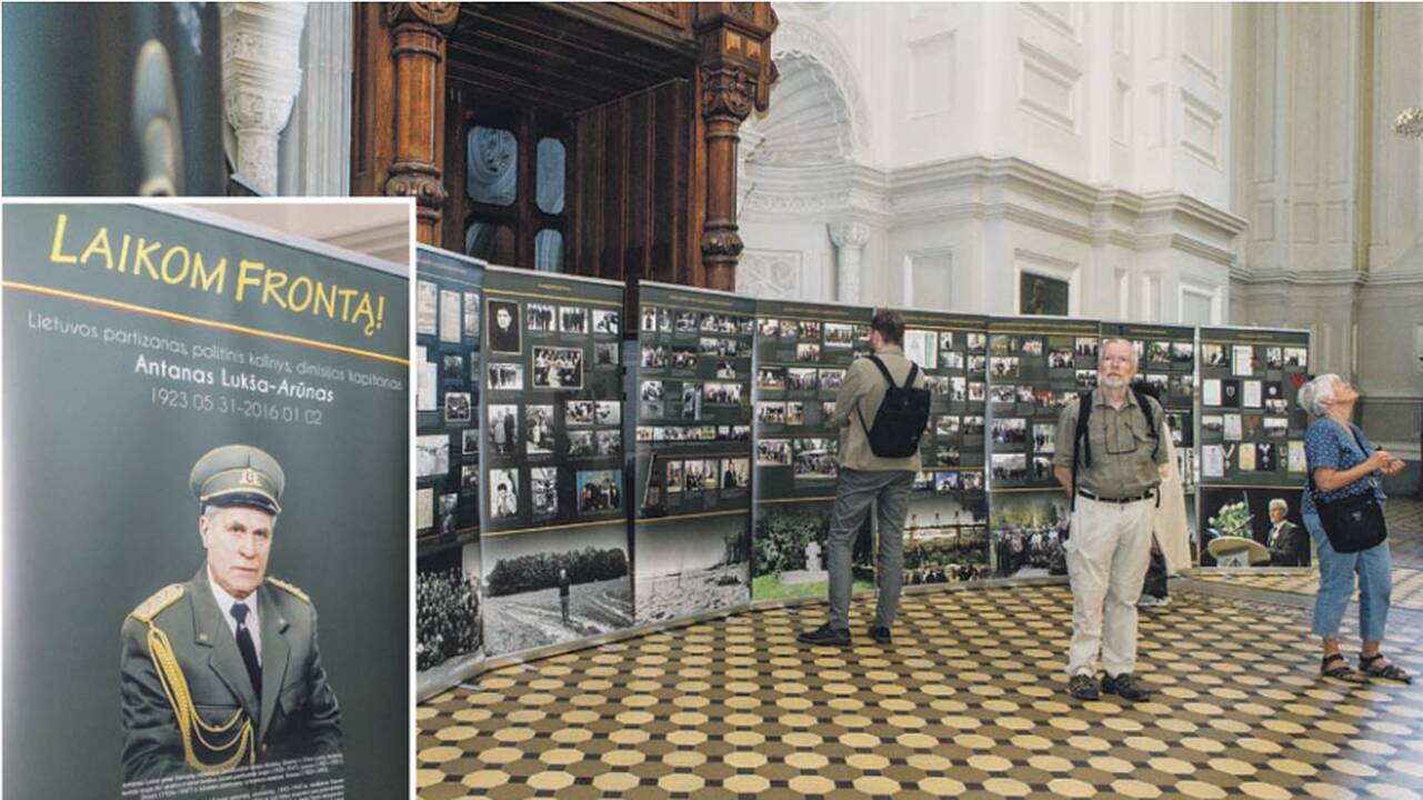 Kaune pristatoma partizano A. Lukšos 100-osioms gimimo metinėms skirta paroda