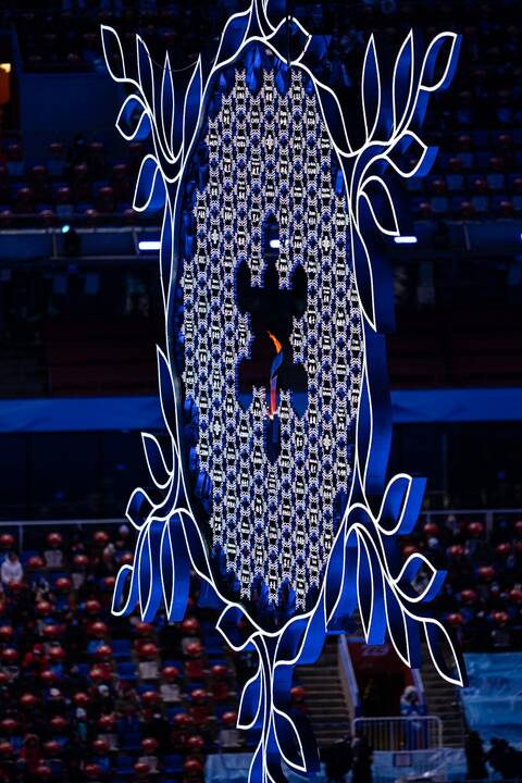 Pekine – žiemos olimpinių žaidynių uždarymo ceremonija