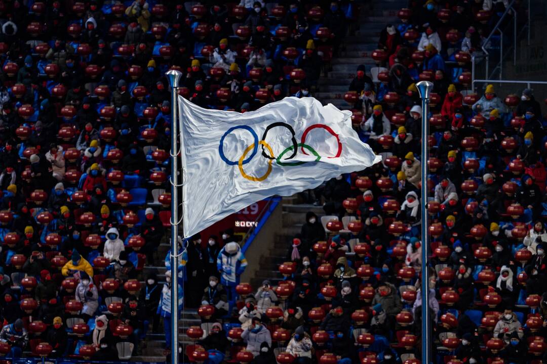Pekine – žiemos olimpinių žaidynių uždarymo ceremonija
