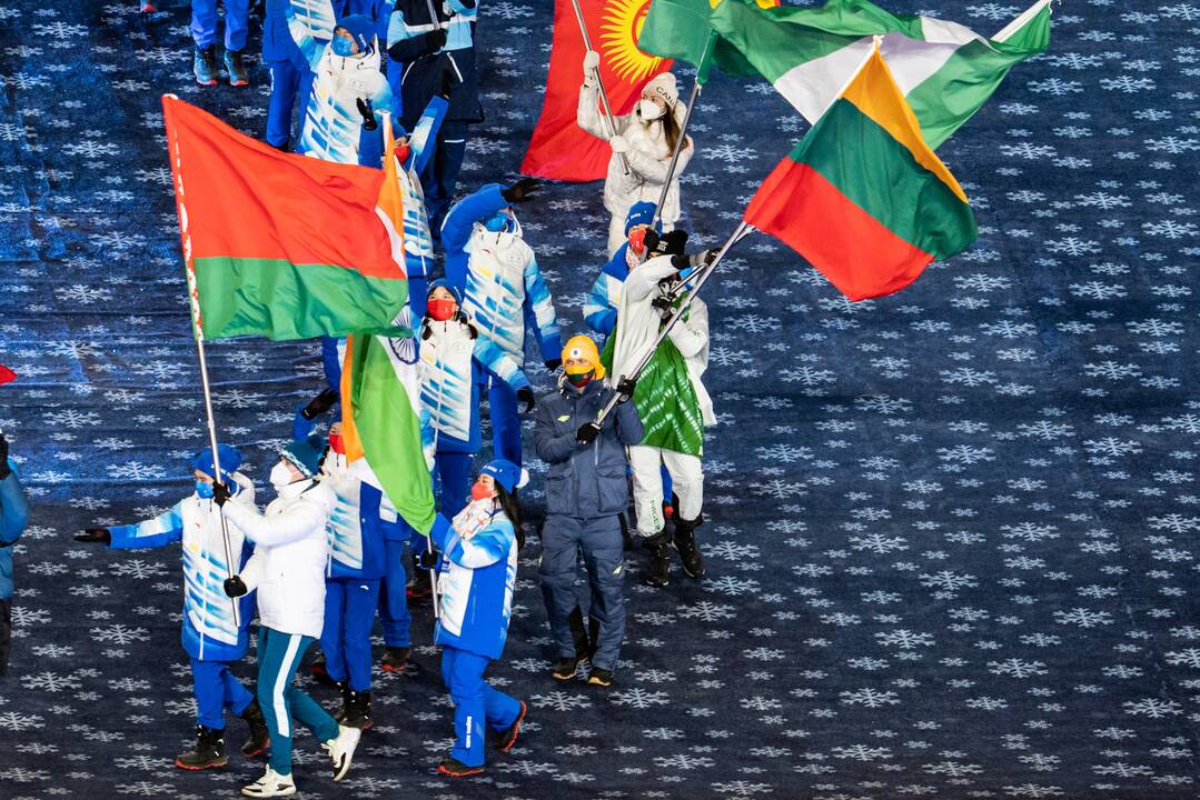 Pekine – žiemos olimpinių žaidynių uždarymo ceremonija