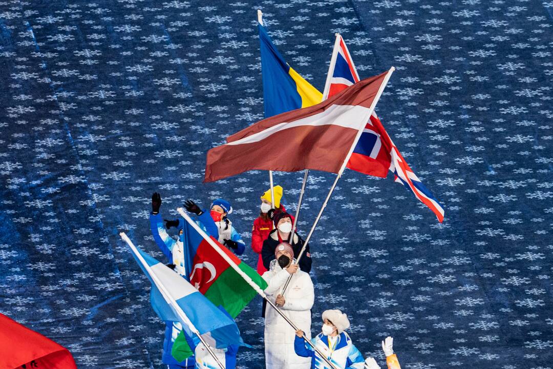 Pekine – žiemos olimpinių žaidynių uždarymo ceremonija