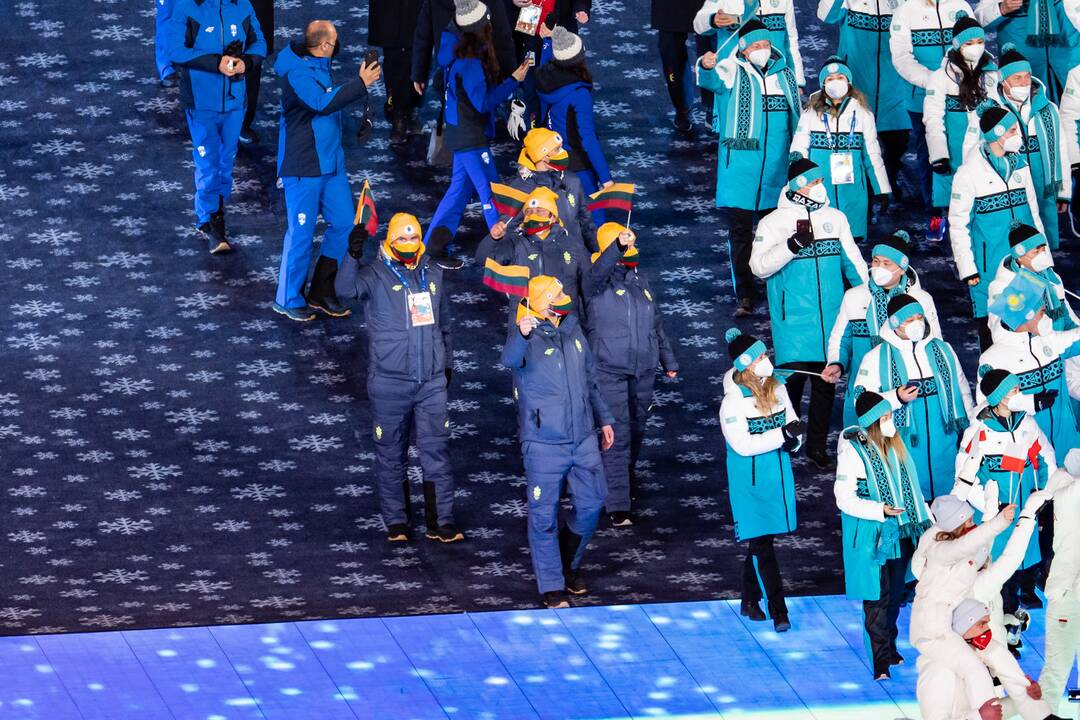 Pekine – žiemos olimpinių žaidynių uždarymo ceremonija