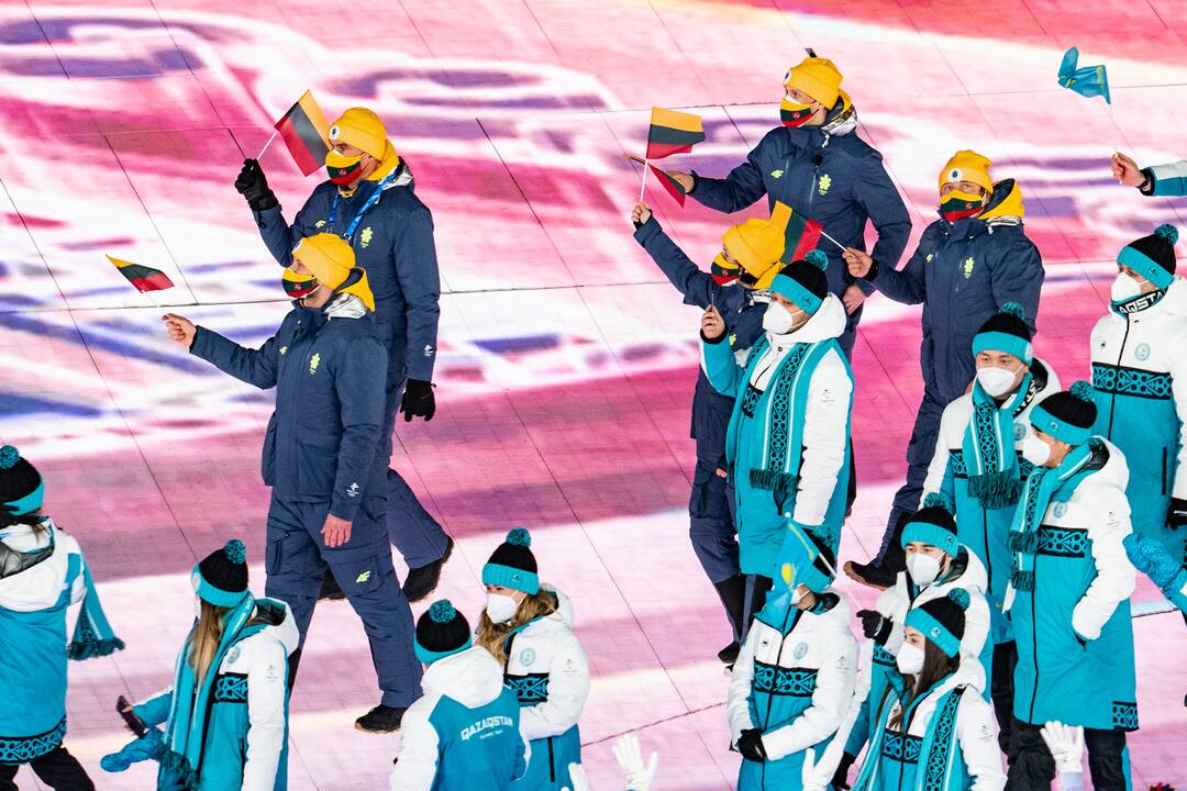 Pekine – žiemos olimpinių žaidynių uždarymo ceremonija