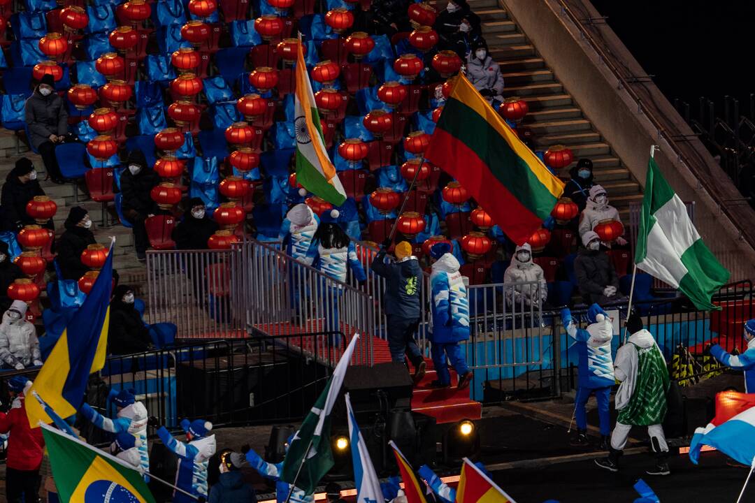 Pekine – žiemos olimpinių žaidynių uždarymo ceremonija