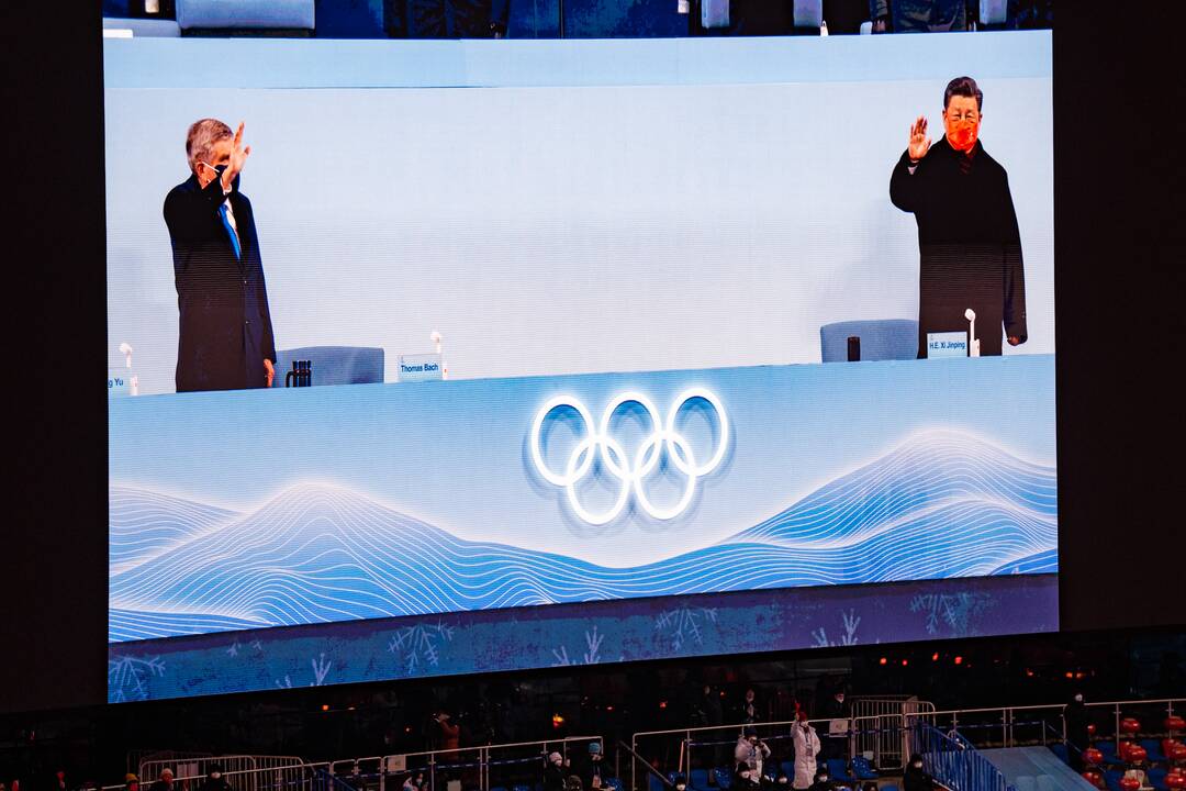 Pekine – žiemos olimpinių žaidynių uždarymo ceremonija