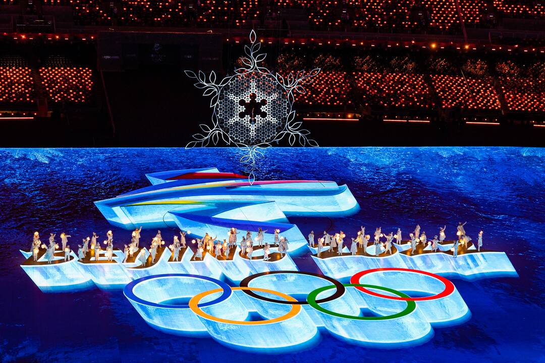 Pekine – žiemos olimpinių žaidynių uždarymo ceremonija