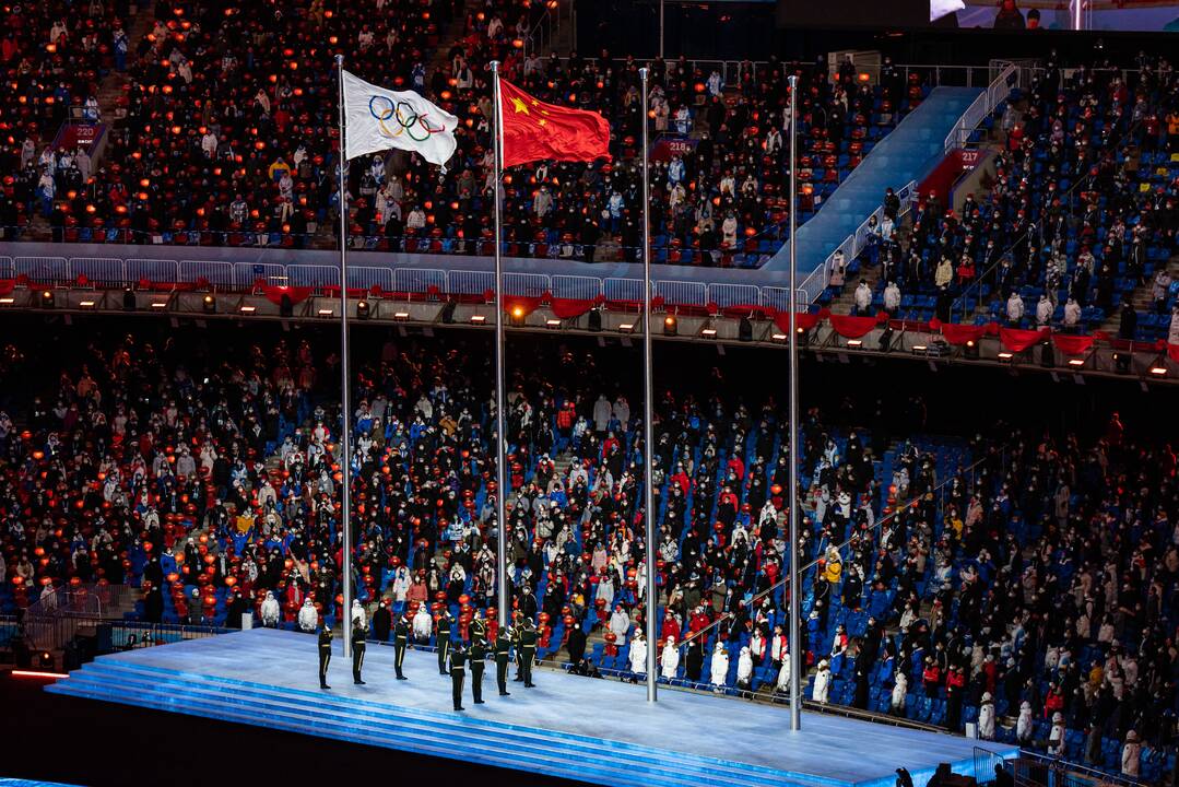 Pekine – žiemos olimpinių žaidynių uždarymo ceremonija