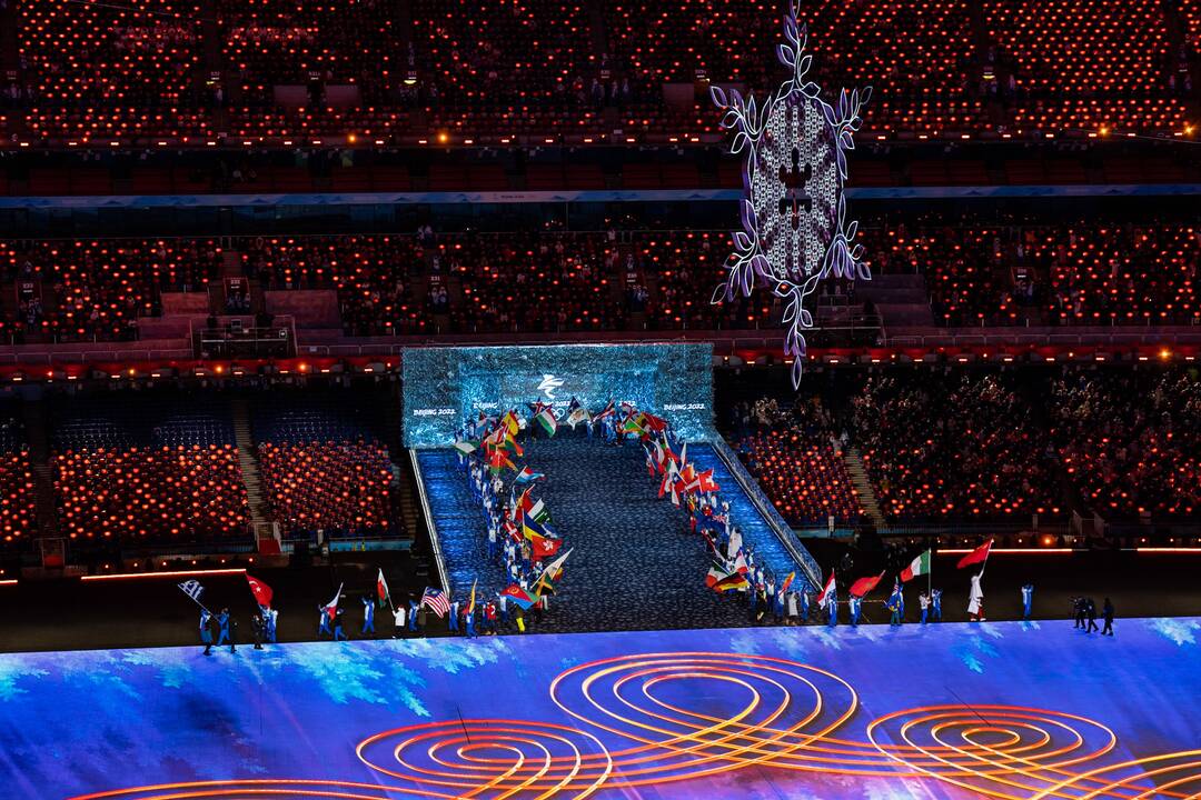 Pekine – žiemos olimpinių žaidynių uždarymo ceremonija