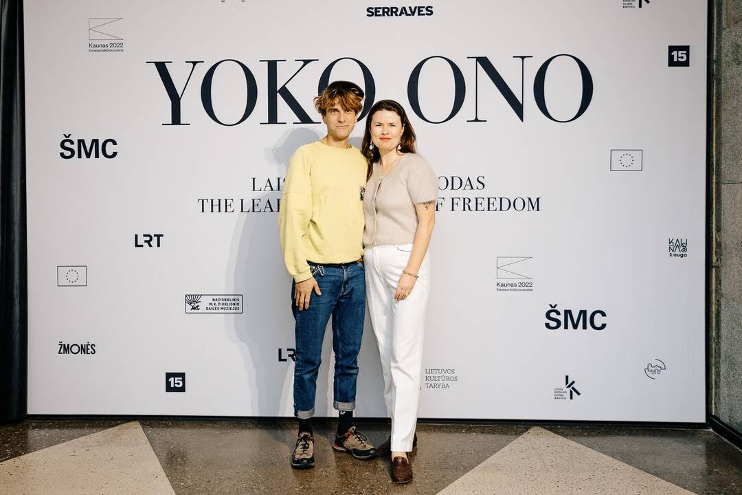 Yoko Ono parodos svečiai
