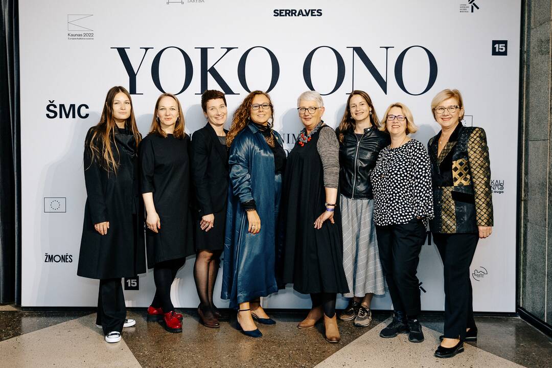 Yoko Ono parodos svečiai