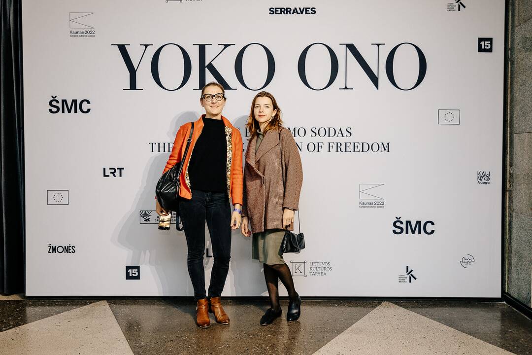 Yoko Ono parodos svečiai