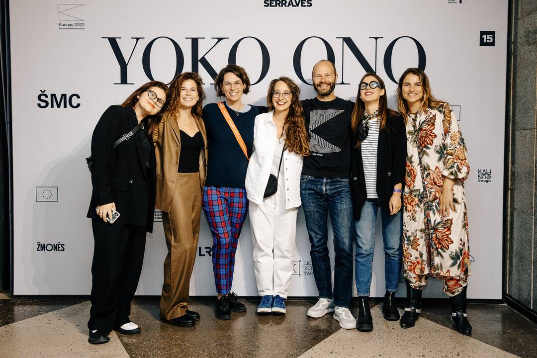 Yoko Ono parodos svečiai