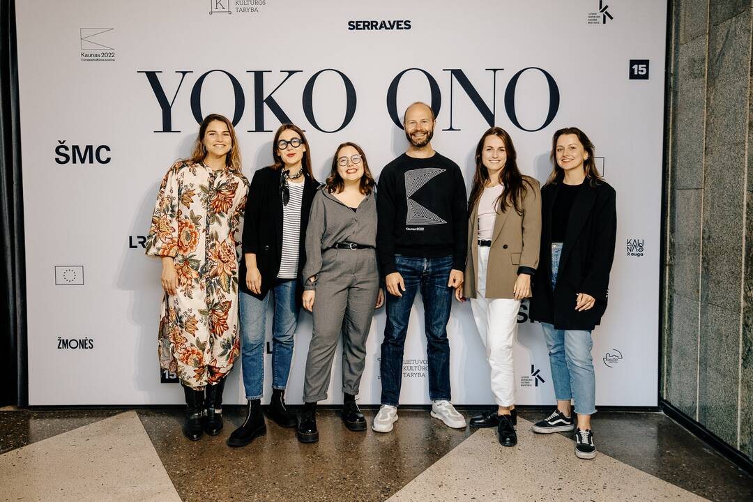 Yoko Ono parodos svečiai