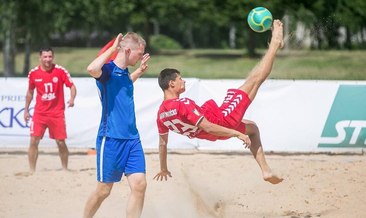 Paplūdimio futbolo čempionato kovos keliasi į Kupiškį