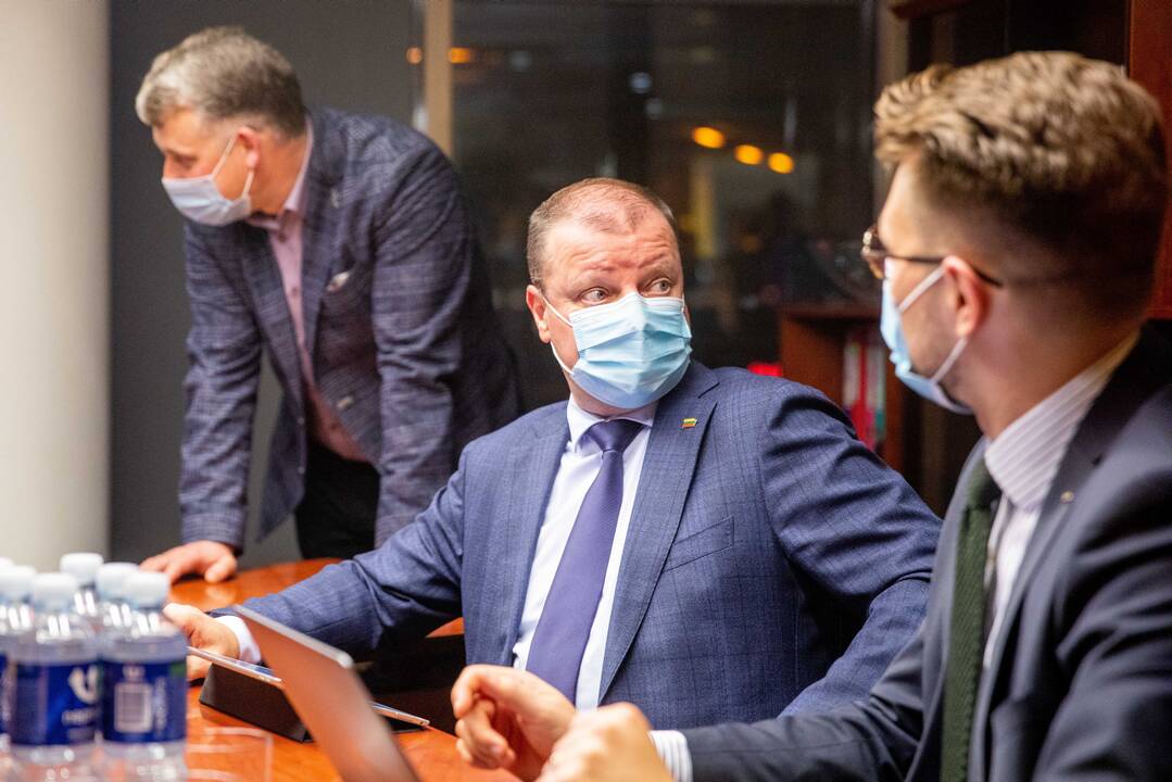 Lietuvos valstiečių ir žaliųjų sąjungos būstinė laukia rinkimų rezultatų