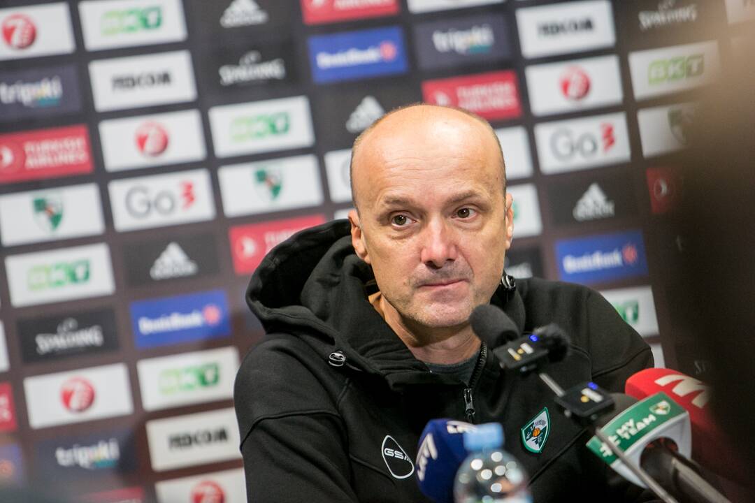 Spaudos konferencijoje prisistatytas naujasis Kauno „Žalgirio“ treneris