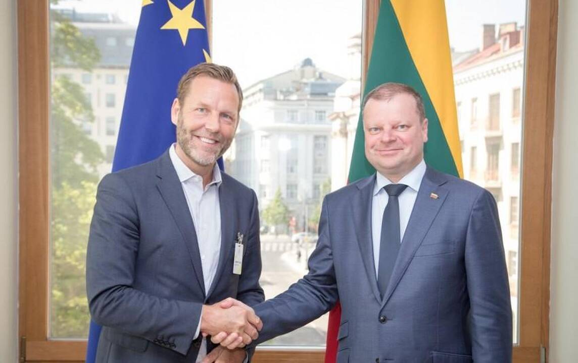 Johanas Dennelindas ir Saulius Skvernelis