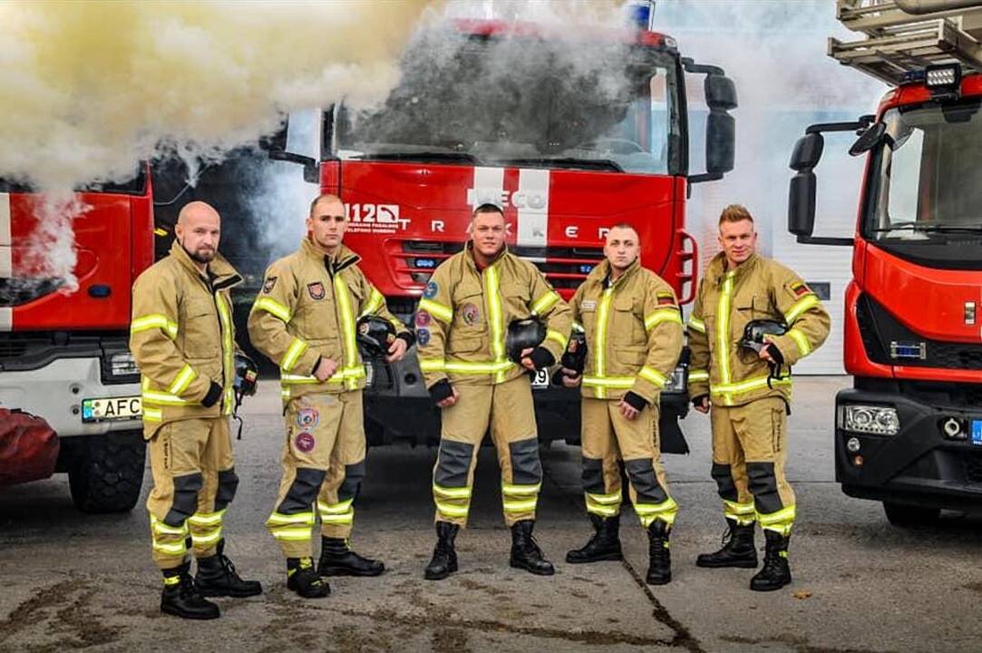 Stipriausi šalies ugniagesiai dalinasi įspūdžiais: išvyko į pasaulio čempionatą