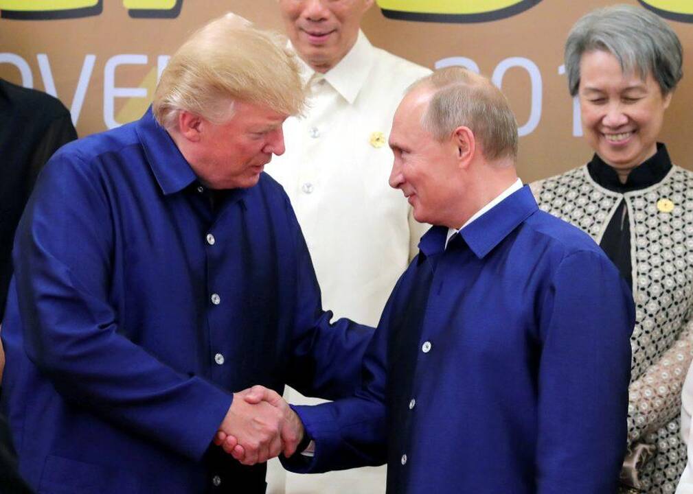 Vladimiras Putinas ir Donaldas Trumpas