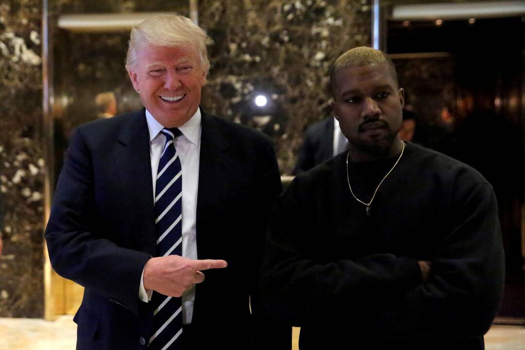 Donaldas Trumpas ir Kanye Westas