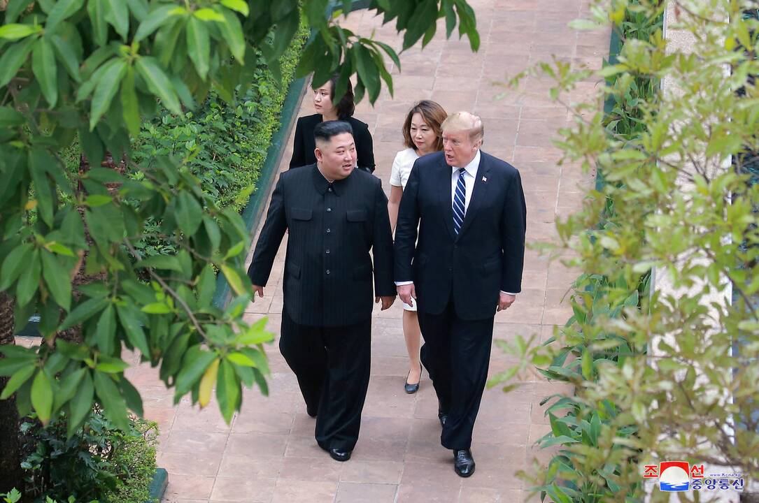 Donaldas Trumpas ir Kim Jong Unas