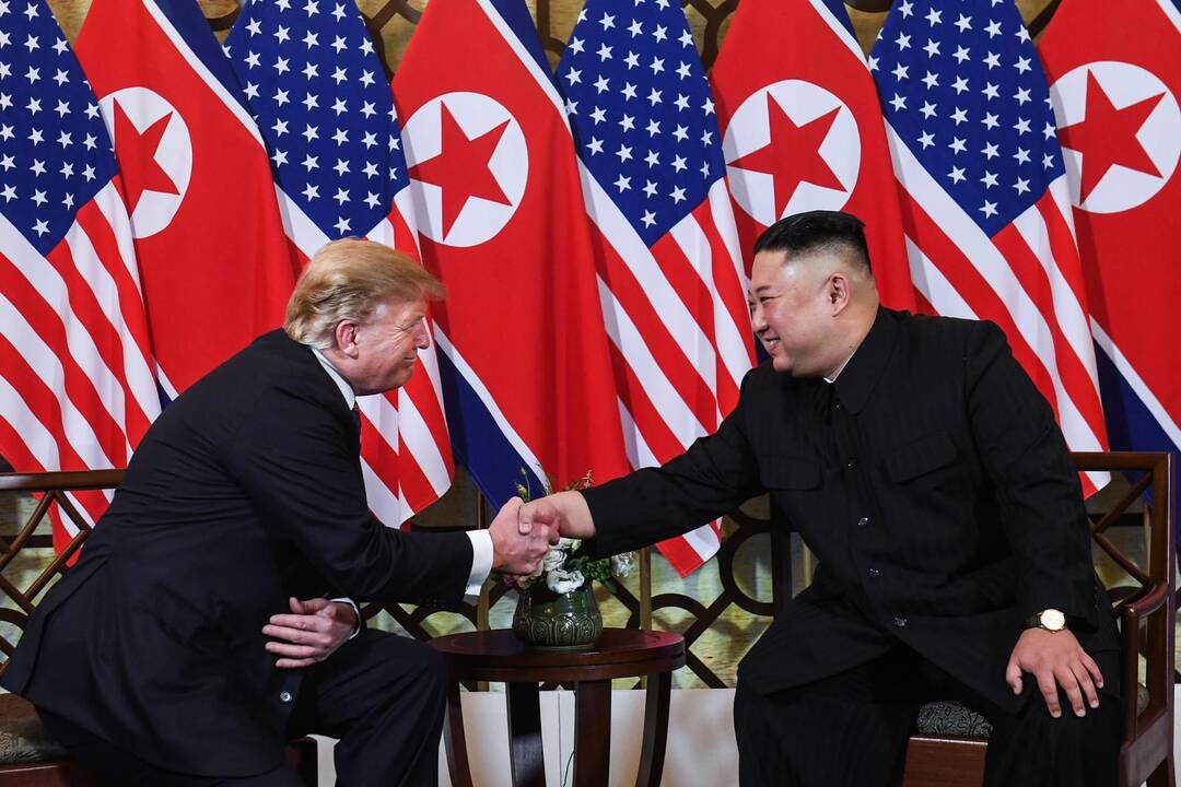 Donaldas Trumpas ir Kim Jong Unas
