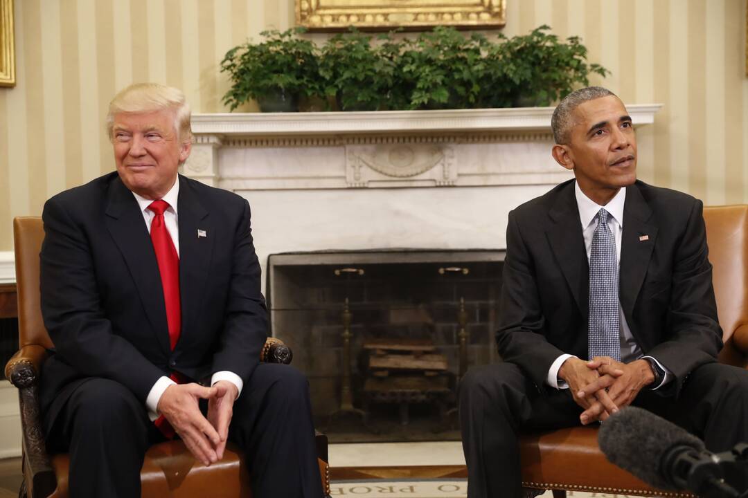 Donaldas Trumpas ir Barackas Obama