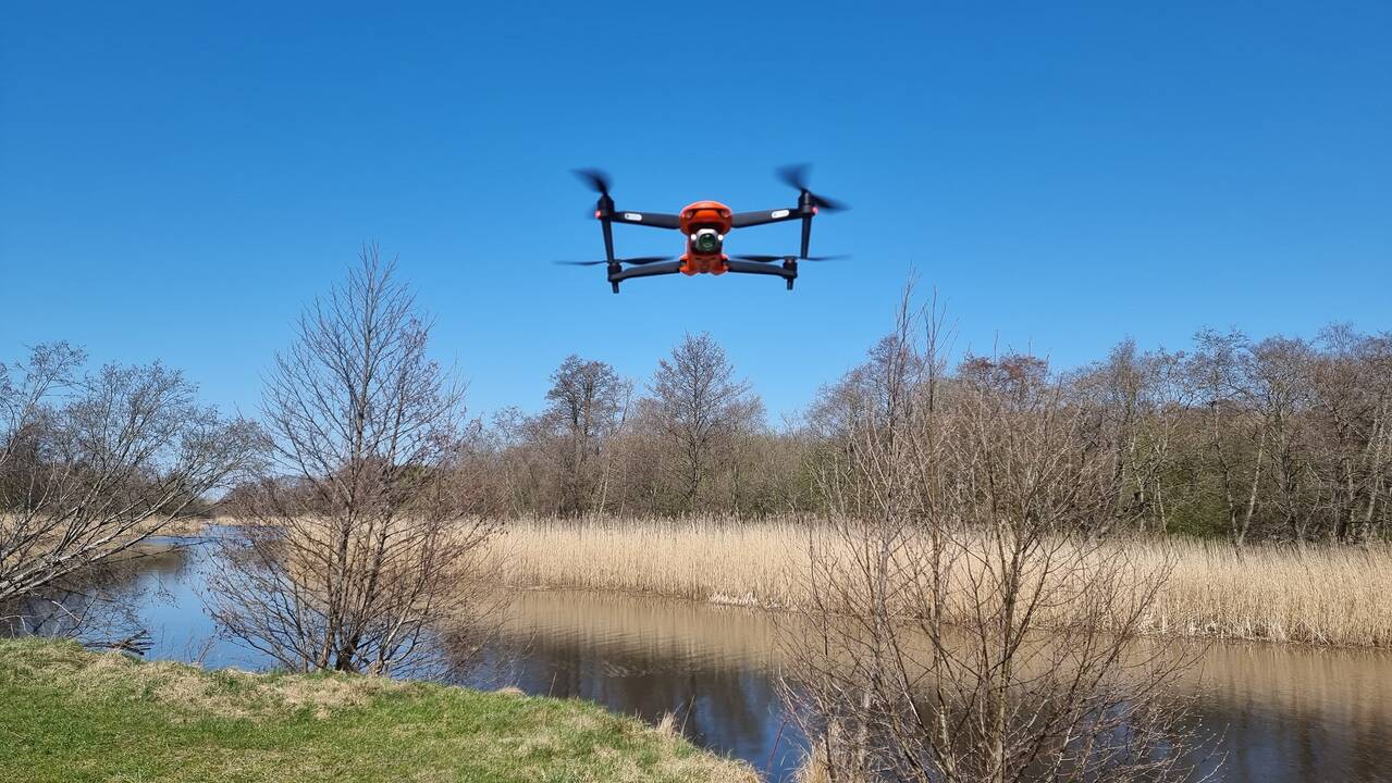Įamžins: virš Dangės zujantis dronas per kelias dienas nufotografuos visą 12 km ruožą.