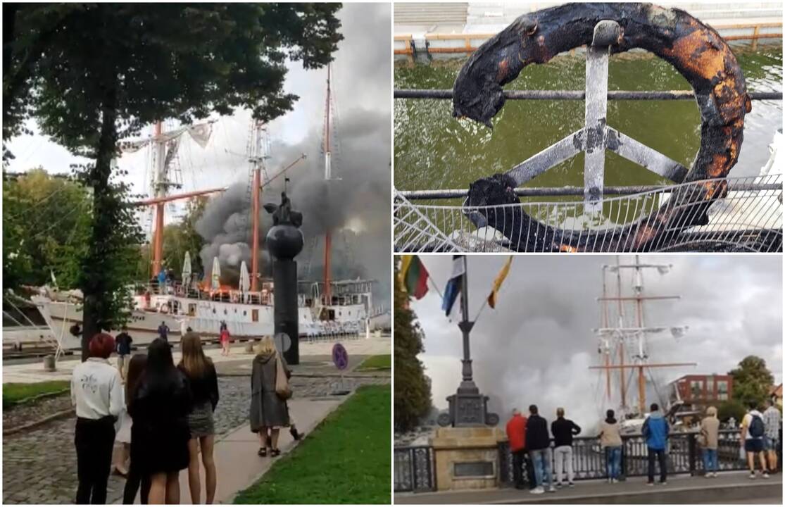 Liepsnos: penktadienio vakarą žinia apie kilusį gaisrą „Meridiane“ žaibo greičiu pasklido socialiniuose tinkluose.