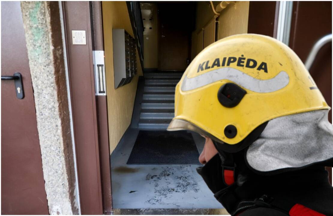 Tarnyba: ugniagesiai iškvietė policininkus, nes buvo aišku – gaisrą sukėlė padegėjas.