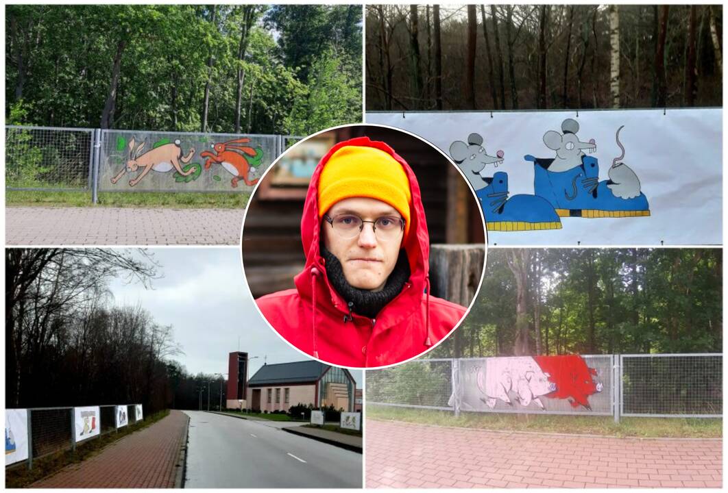Iniciatyva: šalia Klaipėdos Šv. Pranciškaus Asyžiečio bažnyčios kuriama Vilties galerija. Taip menininko P.Čeikausko darbai prikeliami naujam gyvenimui.