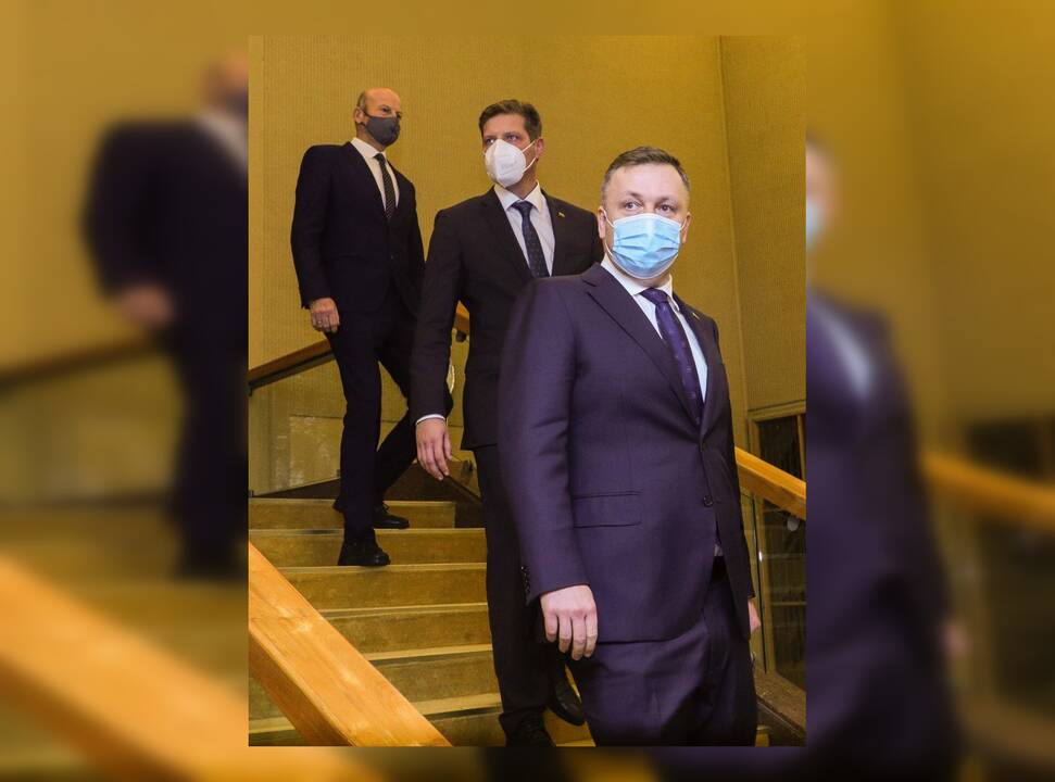 A. Guoga apie pasitraukimą iš Seimo: Darbo partijos žmonės tapo vieno asmens įkaitais