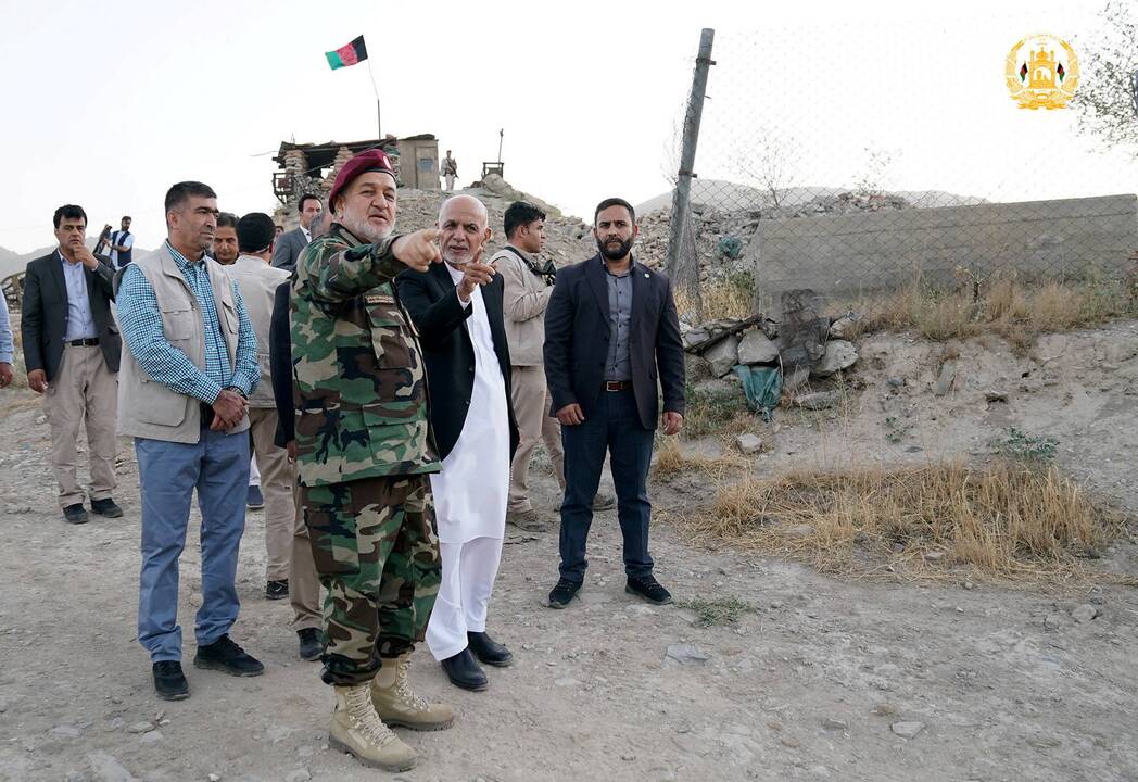 Afganistano prezidentas A. Ghani pripažino Talibano pergalę, kovotojams užėmus Kabulą