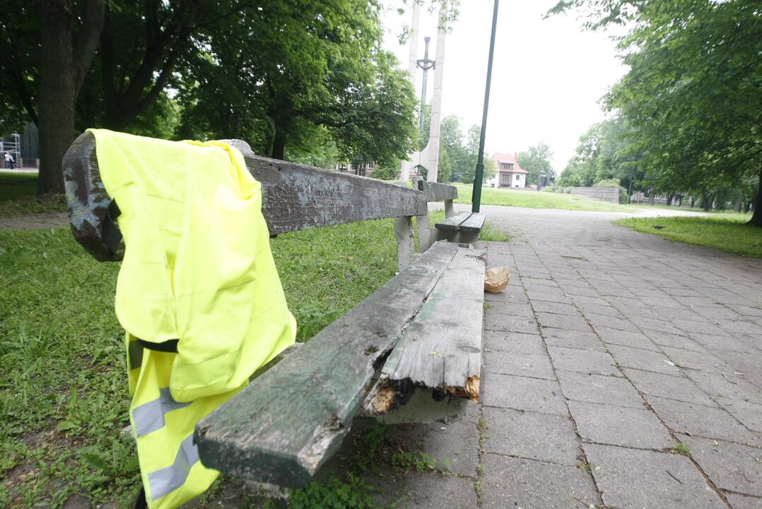 Lūkesčiai: savivaldybė nepraranda vilties sutvarkyti Skulptūrų parką per dvejus metus.