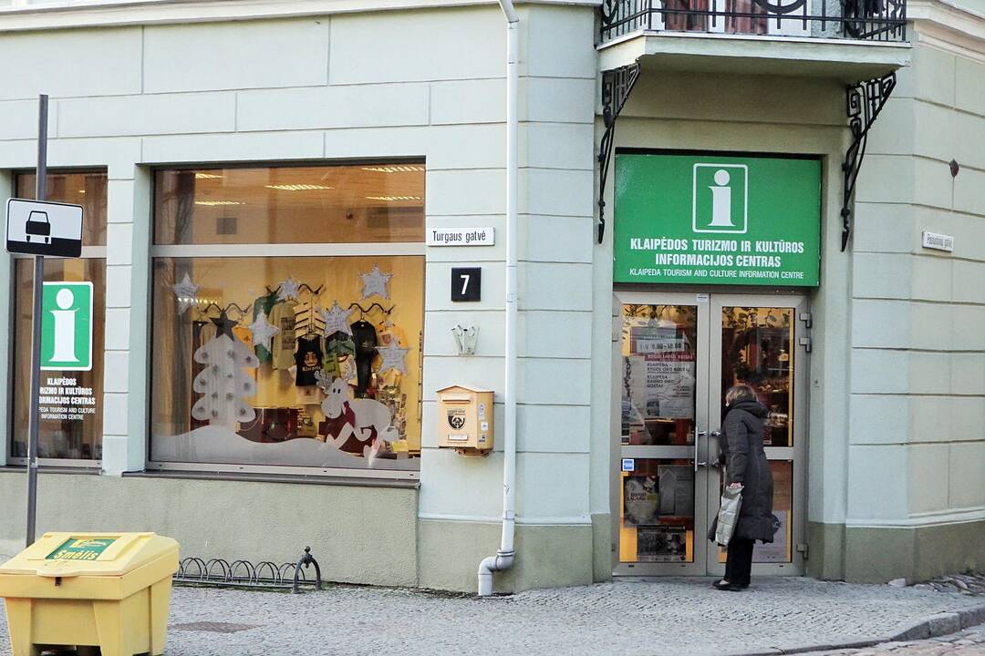Paskirtis: keliolikos tūkstančių eurų miesto investiciją Klaipėdos turizmo ir kultūros informacijos centras ketina panaudoti patalpų remontui.