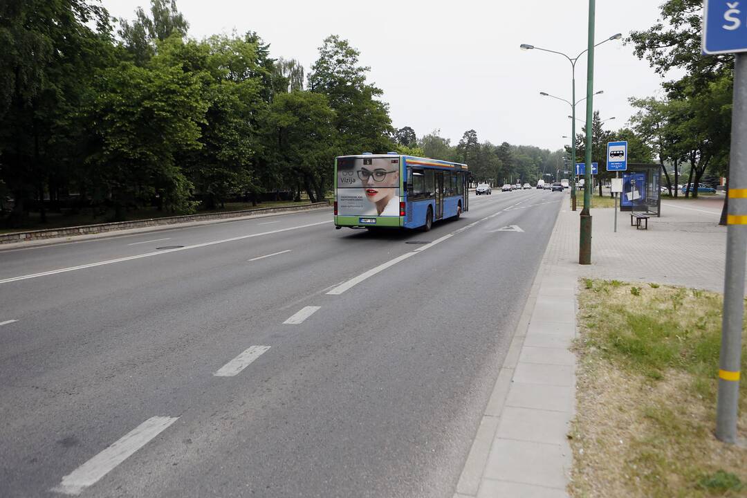 Planai: įvažą numatyta pastatyti ir autobusų stotelėje, esančioje Herkaus Manto gatvėje, prie prekybos centro.