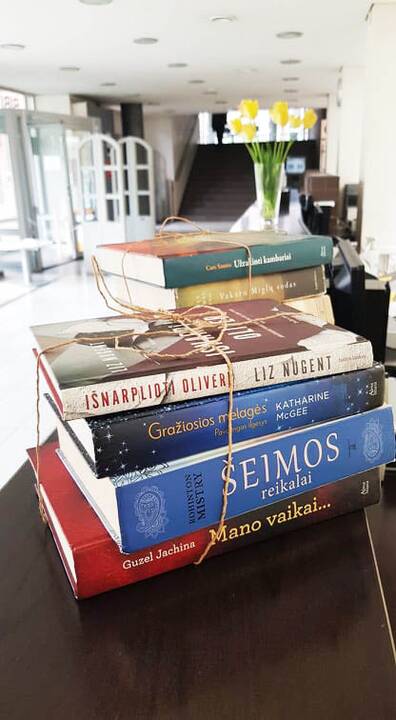 Knygos į namus – teatro ir bibliotekos akcija Klaipėdoje.