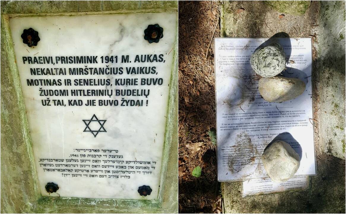 Staigmena: netoli Vėžaičių esančiame miške, prie memorialo holokausto aukoms, vokiečiai paliko atsiprašymo laišką už hitlerininkų padarytus Antrojo pasaulinio karo nusikaltimus.