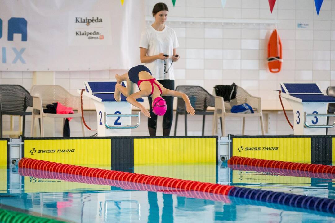Turnyras: šiomis dienomis Klaipėdos baseine nugriaudėjo kasmetinės tarptautinės vaikų plaukimo varžybos „Klaipėda Grand Prix 2019“.