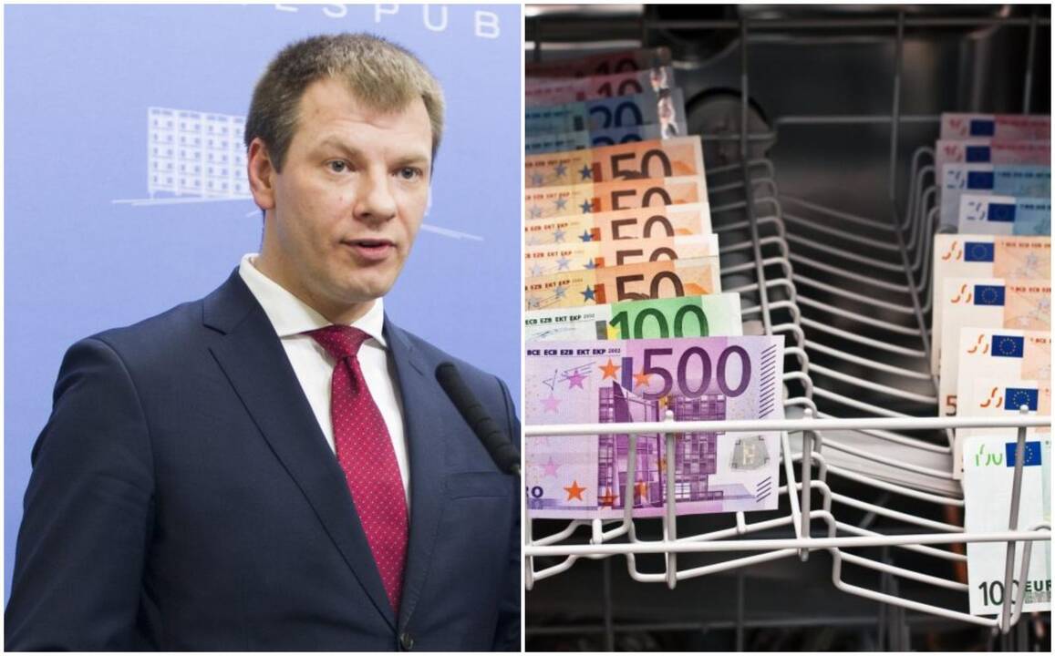 Finansų ministras: pinigų plovimo tema pradedama eskaluoti prieš rinkimus