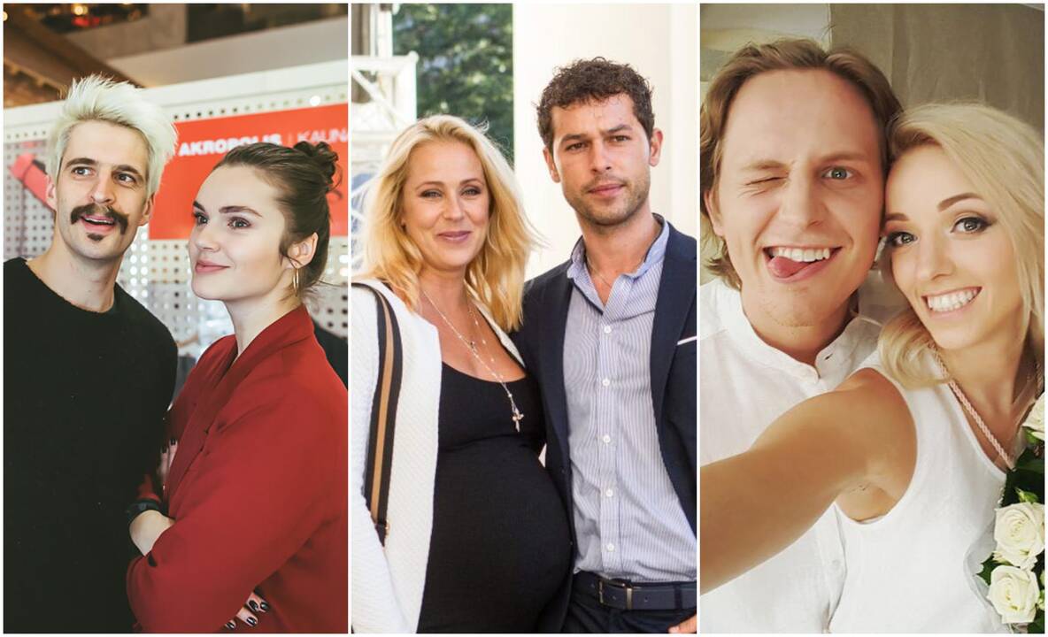 Justinas Jarutis ir Justina Jarutė, Deividas Meškauskas ir Ineta Stasiulytė, Anžela Adamovič-Gečienė ir Žygimantas Gečas