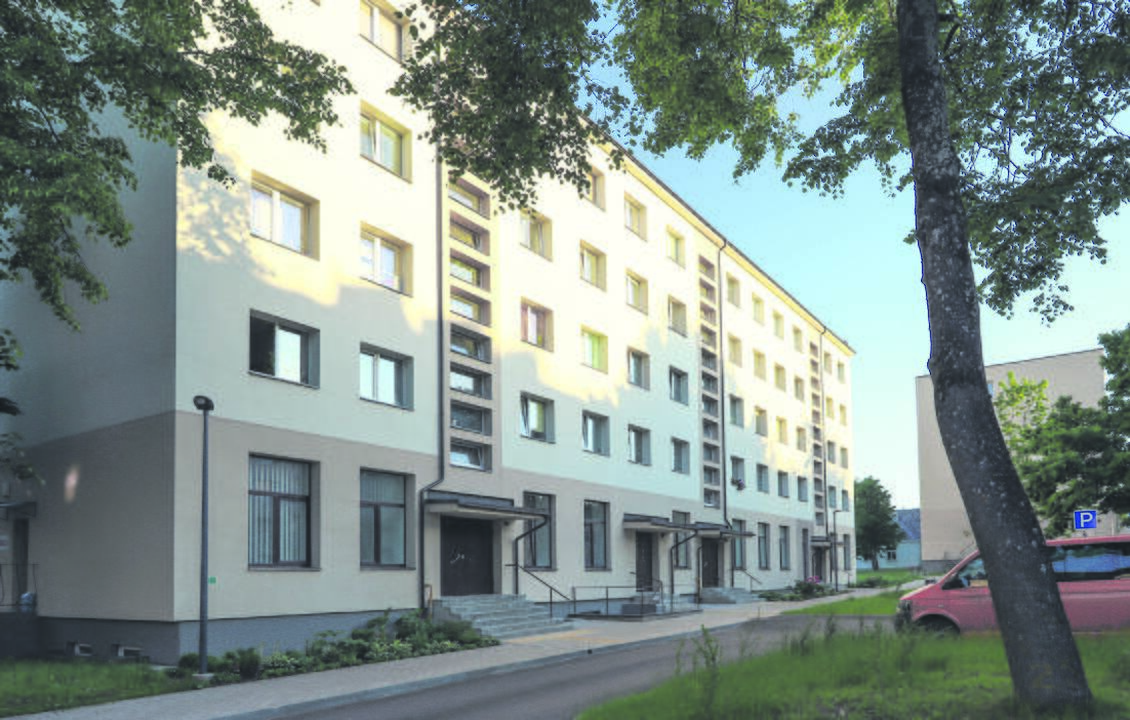 Renovuotas daugiabutis Zarasuose. 